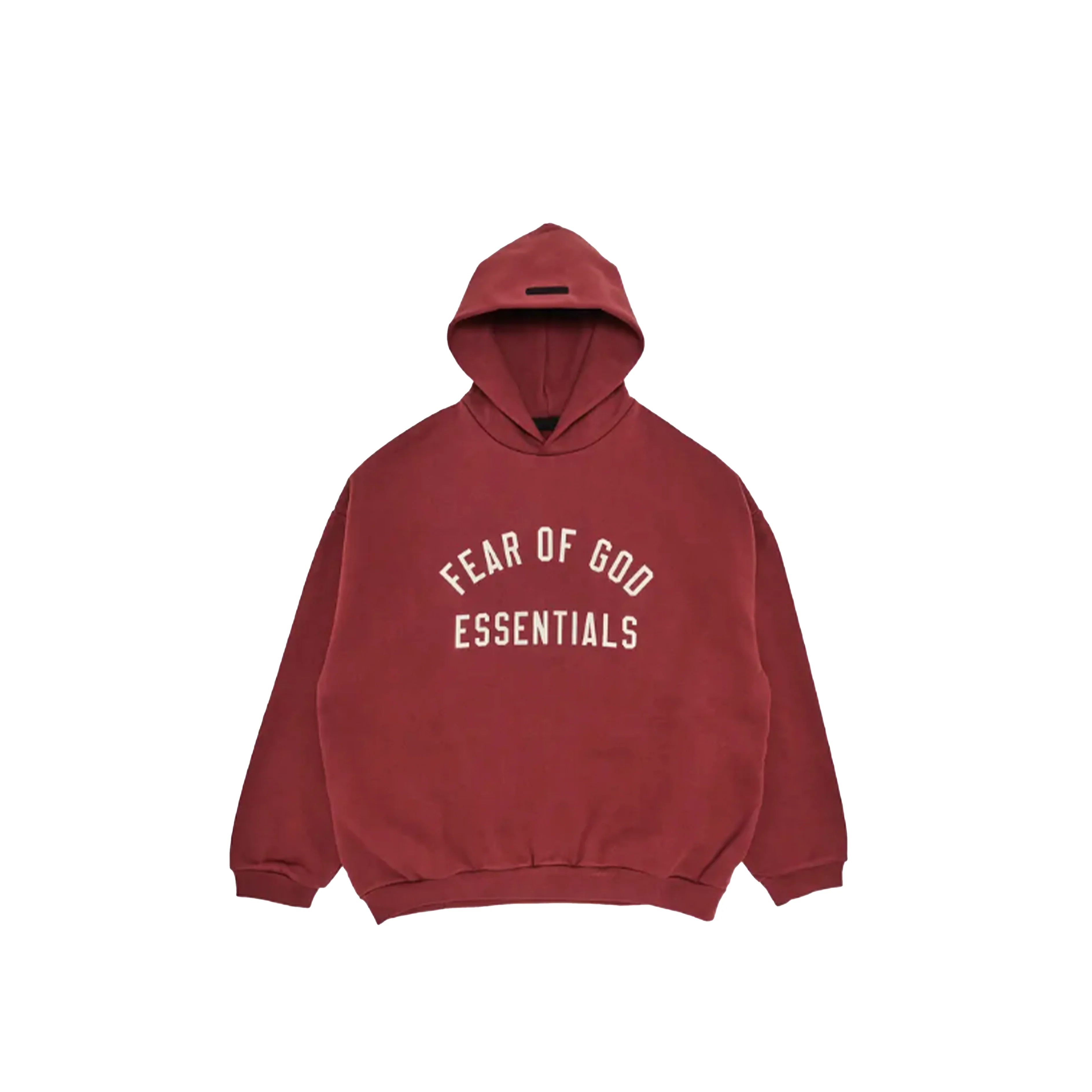 Fear of God Essentials Fleece Hoodie Crimson (Copy)