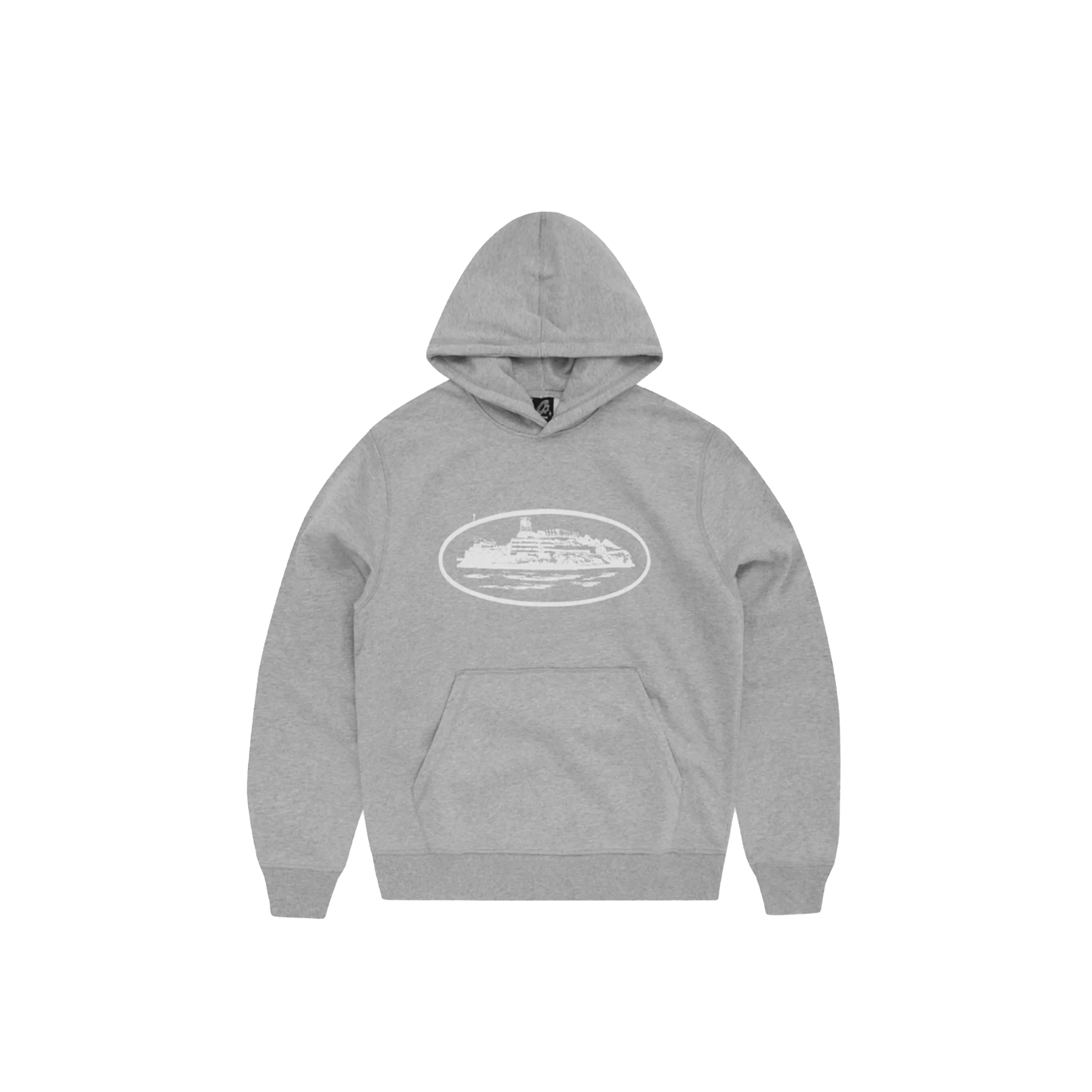 Corteiz Og Alcatraz Hoodie Grey
