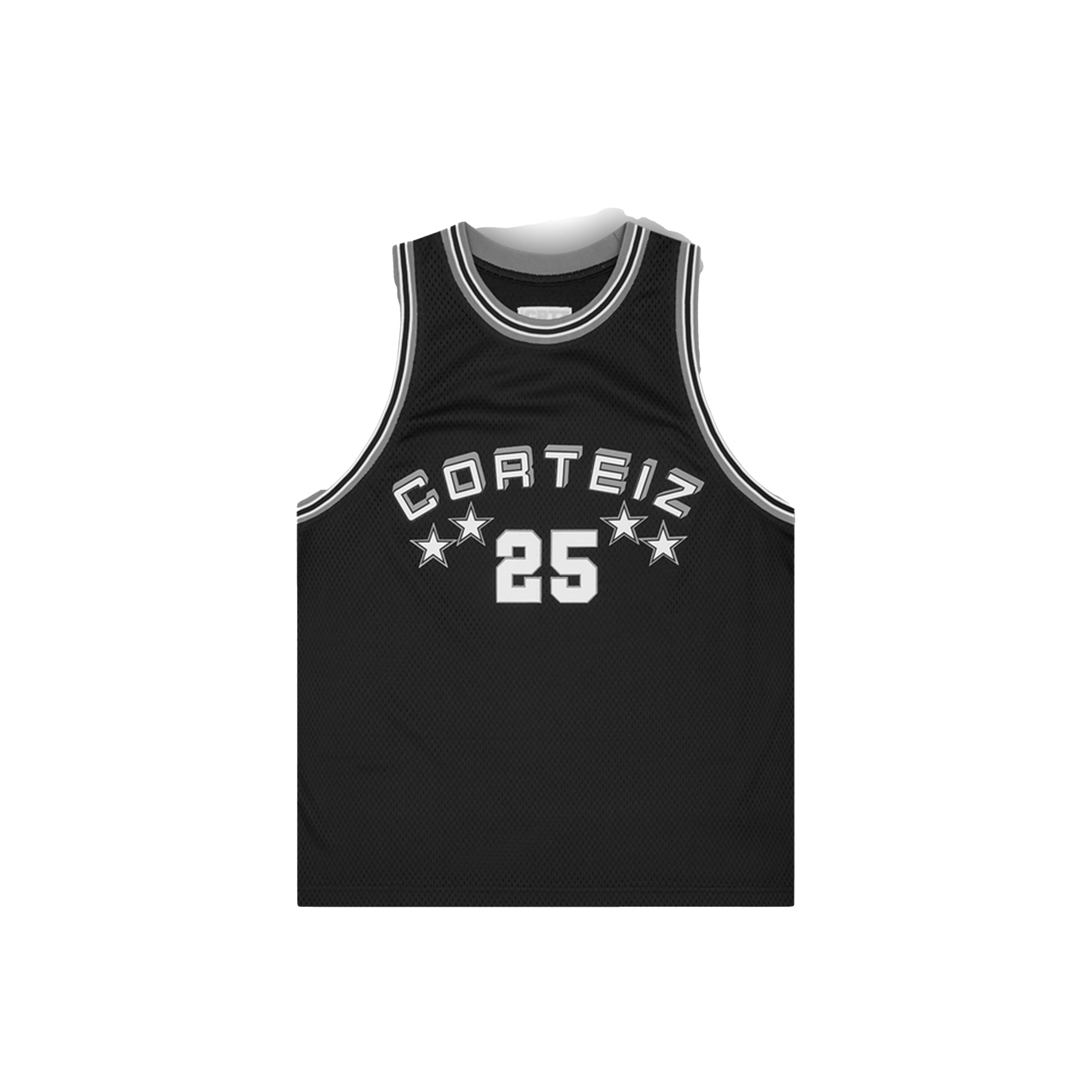 Corteiz Stars Basket Ball Jersey Black