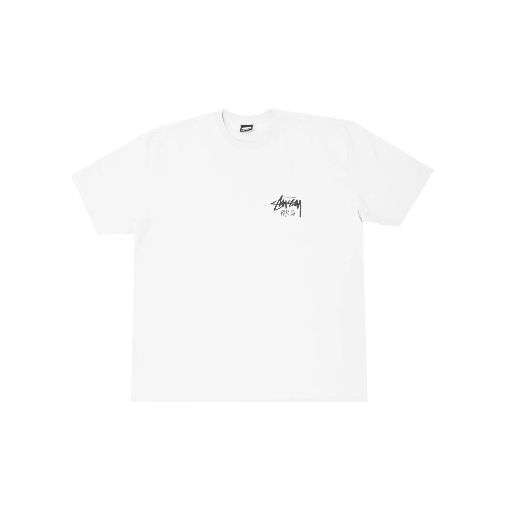 Stussy Stock Paris Tee White