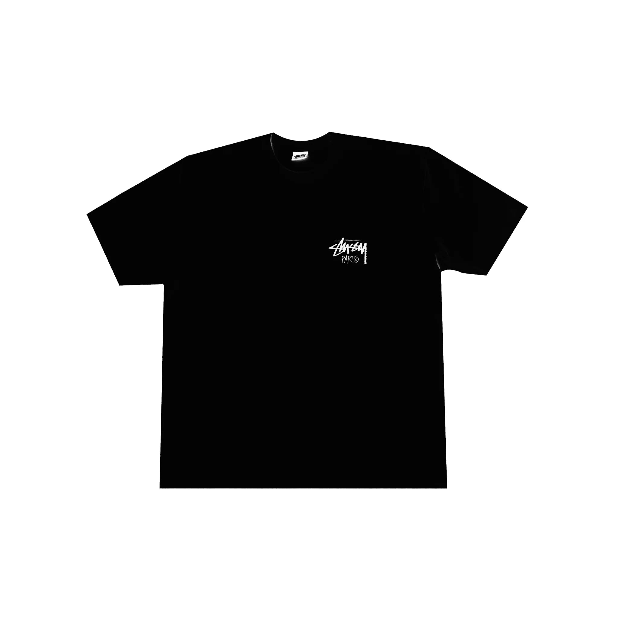 Stussy Stock Paris Tee Black